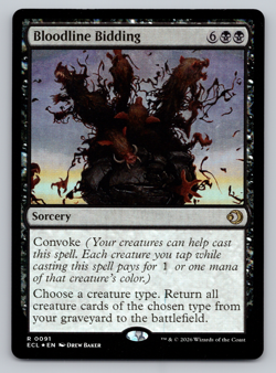Bloodline Bidding FOIL - Lorwyn Eclipsed MTG - Image 1