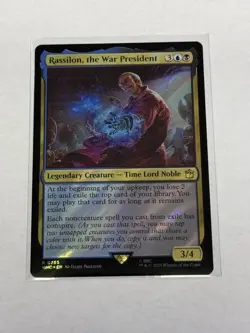 Rassilon, the War President Surge Foil Universes Beyond: Doctor Who Foil #755 - Image 1