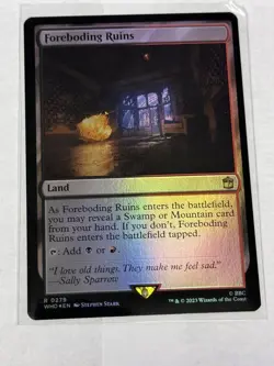 Foreboding Ruins Universes Beyond: Doctor Who #279 Foil - Image 1