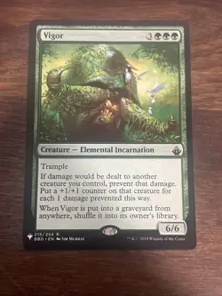 Vigor #215 battlebond BBD Magic MTG - Image 1