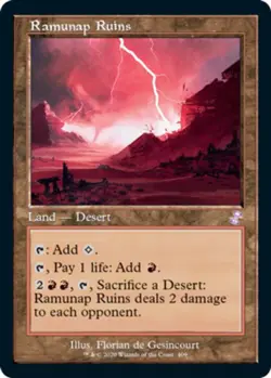 1x Ramunap Ruins - Foil NM-Mint, English Time Spiral Remastered MTG Magic - Image 1