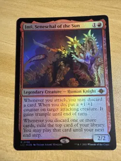 MTG The Lost Caverns of Ixalan Inti, Seneschal of the Sun Foil 0156 NM Rare - Image 1