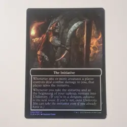 1x MTG - UNDERCITY \ THE INITIATIVE TOKEN - FOIL - CMR Legends Baldur's Gate - Image 1