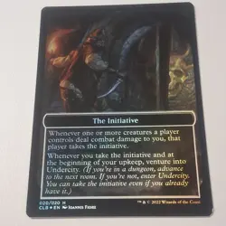 1x MTG - UNDERCITY \ THE INITIATIVE TOKEN - FOIL - CMR Legends Baldur's Gate - Image 2