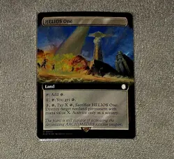 Magic The Gathering HELIOS One 0969 Surge Foil Rare Borderless - Image 1