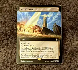 Magic The Gathering HELIOS One 0969 Surge Foil Rare Borderless - Image 2
