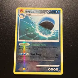 Pokemon TCG - Wailord 30/106 - Great Encounters - Reverse Holo Rare - 2008 - Image 1