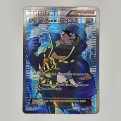 Archie's Ace in the Hole 157/160 Full Art Holo XY Primal Clash NM/LP Pokemon - Image 1
