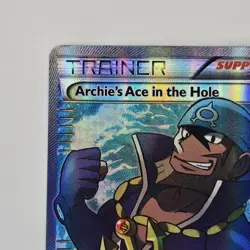 Archie's Ace in the Hole 157/160 Full Art Holo XY Primal Clash NM/LP Pokemon - Image 2