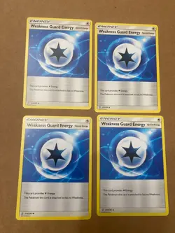 Pokemon Weakness Guard Energy 213/236 Unified Minds 4x Playset x4 Uncommon LP - Image 1