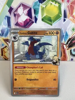 Cynthia’s Gabite 110/217 Uncommon Regular - Pokemon TCG Ascended Heroes - NM - Image 1