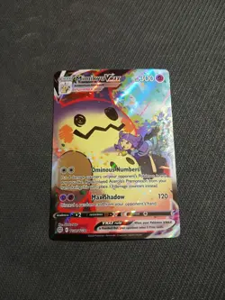 Pokemon Mimikyu VMAX Holo Ultra Rare Brilliant Stars TG17/TG30 Lightly Played - Image 1