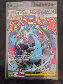 Pokemon Mega Charizard X Ex Promo 023 Sealed Holo with Oricorio EX - Image 1