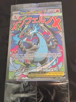 Pokemon Mega Charizard X Ex Promo 023 Sealed Holo with Oricorio EX - Image 3