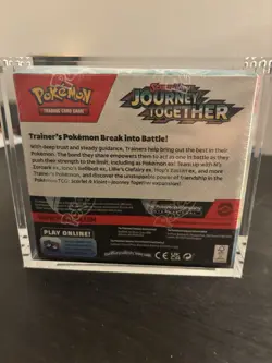 Pokemon TCG Journey Together Enhanced Booster Box Sealed With Acrylic Case - Image 3