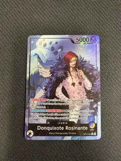 Bandai One Piece CCG Donquixote Rosinante OP12-061 Leader Foil Alt Art - Image 1