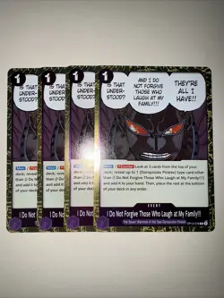 One Piece OP10-078 X4 Playset I Do Not Forgive Those Who Laugh At My Family!!! - Image 1
