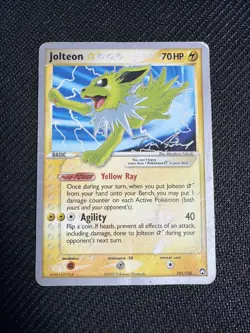 Pokemon Jolteon Gold Star EX Power Keepers 101/108 2007 World Championships B027 - Image 1