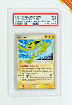 Pokemon PSA 7 Jolteon Gold Star #101 World Championships Promo 2007 English - Image 1