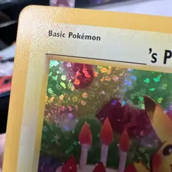 Birthday Pikachu 24 Holo Black Star Celebrations Promo Pokemon Card NM - Mint - Image 2