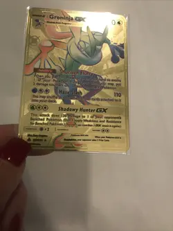 Pokemon Greninja Gold Metal Card Rainbow Stage2 GX HP 230 - Image 5