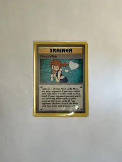 Pokemon TCG Misty's Wish Gym Challenge Unlimited Rare Card 108/132 - Image 1