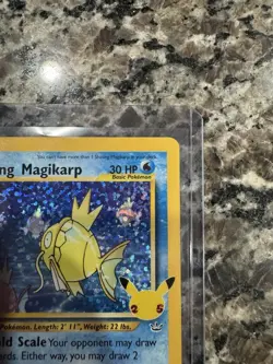 Pokemon TCG Shining Magikarp Celebrations Classic Collection Holo Card 66/64 - Image 3