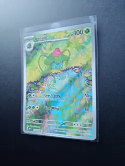 Ivysaur 167/165 Pokemon 151 Holo Rare Card Pack Fresh TCG - Image 4