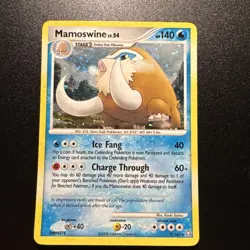 Pokemon Card - Mamoswine Legends Awakened 9/146 Holo Rare - Image 1