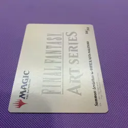 Summon: Leviathan MTG: Final Fantasy Art Series Gold Stamped Signature Card NM - Image 4