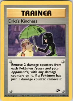 Pokemon Card - Erika's Kindness Gym Challenge 103/132 Rare - Image 1