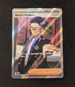 Boss’s Orders 256/217 Ultra Rare Full Art Pokemon TCG Ascended Heroes - Image 1