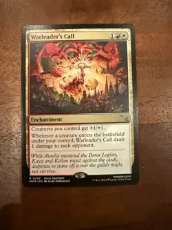 1x Warleader's Call - Murders at Karlov Manor Red White MTG Magic the Gathering - Image 1