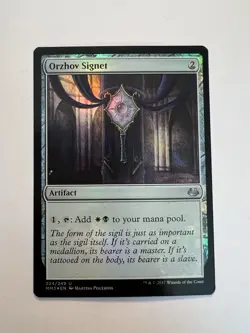 Orzhov Signet - FOIL - MTG Modern Masters 2017 - NM - Image 1
