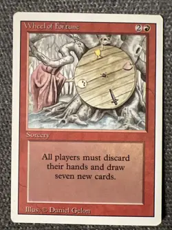 Magic the Gathering Revised Edition Wheel of Fortune Mint Condition - Image 4