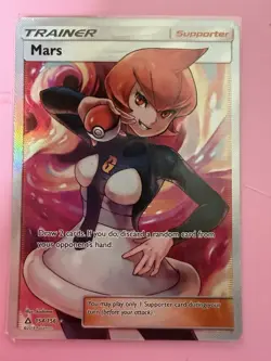 Mars 154/156 Pokemon TCG Sun & Moon - Ultra Prism Ultra Rare Full Art Nm - Image 1