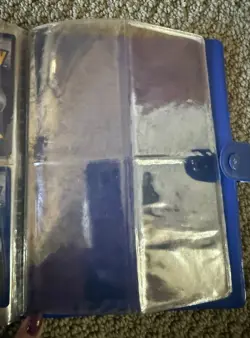 Vintage 1999 Pokemon Charmander Blue Binder Holder- filled, 1 first edition - Image 5