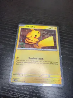 Pokemon TCG Temporal Forces Pikachu Cosmos Holo 051/162 - Image 1
