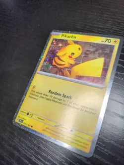 Pokemon TCG Temporal Forces Pikachu Cosmos Holo 051/162 - Image 2