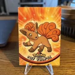 1999 Vulpix #37 Topps Pokemon TV Animation Edition Blue Label - Image 1