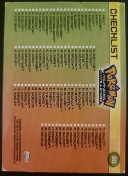 Topps 2004 Pokemon Advanced Challenge Checklist #90 - Image 2