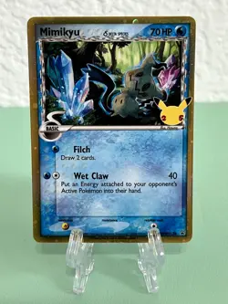 2021 Pokemon Celebrations Mimikyu Delta Species PROMO SWSH136 - Image 1
