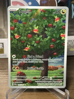 Pokemon TCG Pokemon Applin 185/167 Twilight Masquerade NM - Image 1