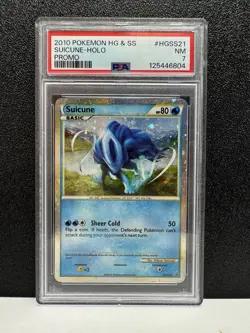 PSA 7 Suicune Holo Promo #HGSS21 2010 Pokemon Heartgold & Soulsilver - Image 1