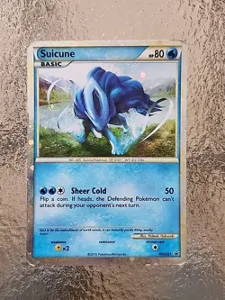 Suicune HGSS21 Cosmo Holo Pokemon TCG Black Star Promo 2010 - Image 1