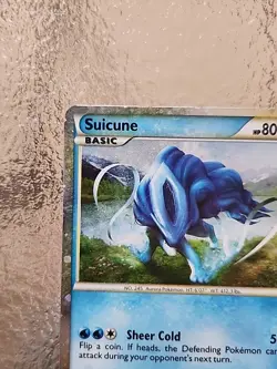 Suicune HGSS21 Cosmo Holo Pokemon TCG Black Star Promo 2010 - Image 5