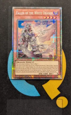 BPRO-EN024 Fallen of the White Dragon Starlight Rare 1st Ed YuGiOh - Image 1