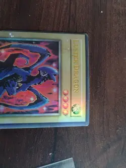 Yu-Gi-Oh! Luster Dragon SD1-EN003 Common 1st Edition Fake!!!! Damaged - Image 3