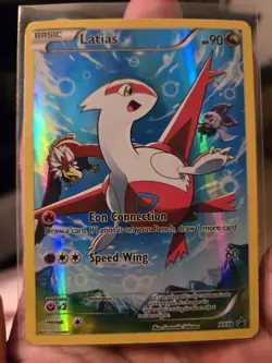 Free Shipping! Latias XY78 Full Art Black Star Holo Promo - Image 1