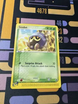 2003 POKEMON EX SANDSTORM SEEDOT 76/100 COMMON - Image 3